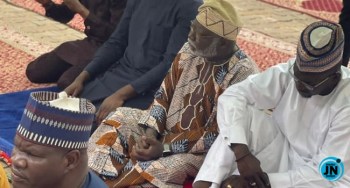 CJN Ariwoola seen in Abuja mosque despite reported sighting in London CJN Ariwoola seen in Abuja mosque despite reported sighting in London
